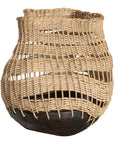 Khioni Handwoven Rattan Basket - Tall - KULALA Living