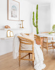 Nakula Blonde Rattan Dining Chair