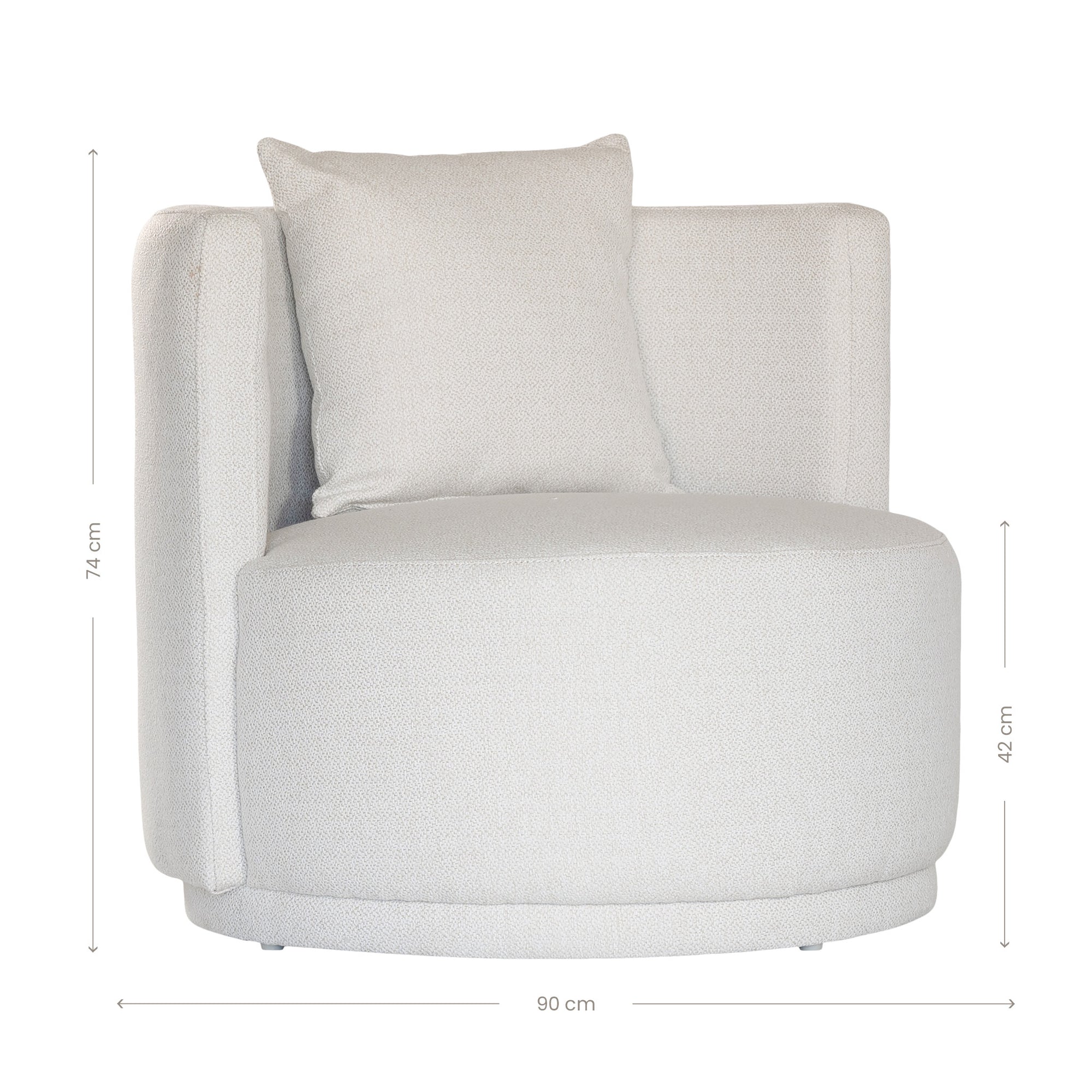 Kurru Occasional Fabric Armchair - KULALA Living