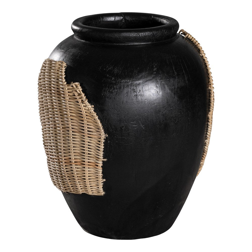 Kwadu Handcarved Timber Vase - KULALA Living