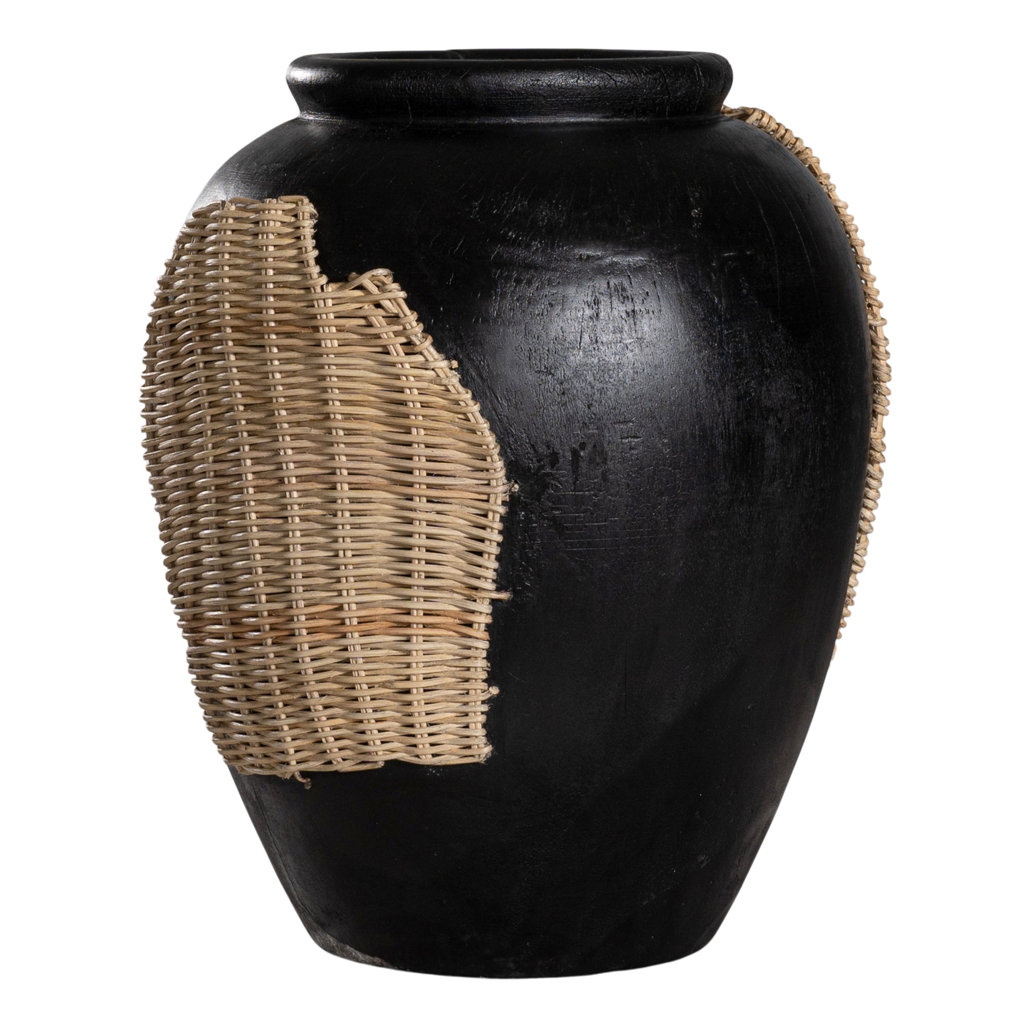 Kwadu Handcarved  Timber Vase - KULALA Living