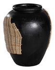 Kwadu Handcarved Timber Vase - KULALA Living