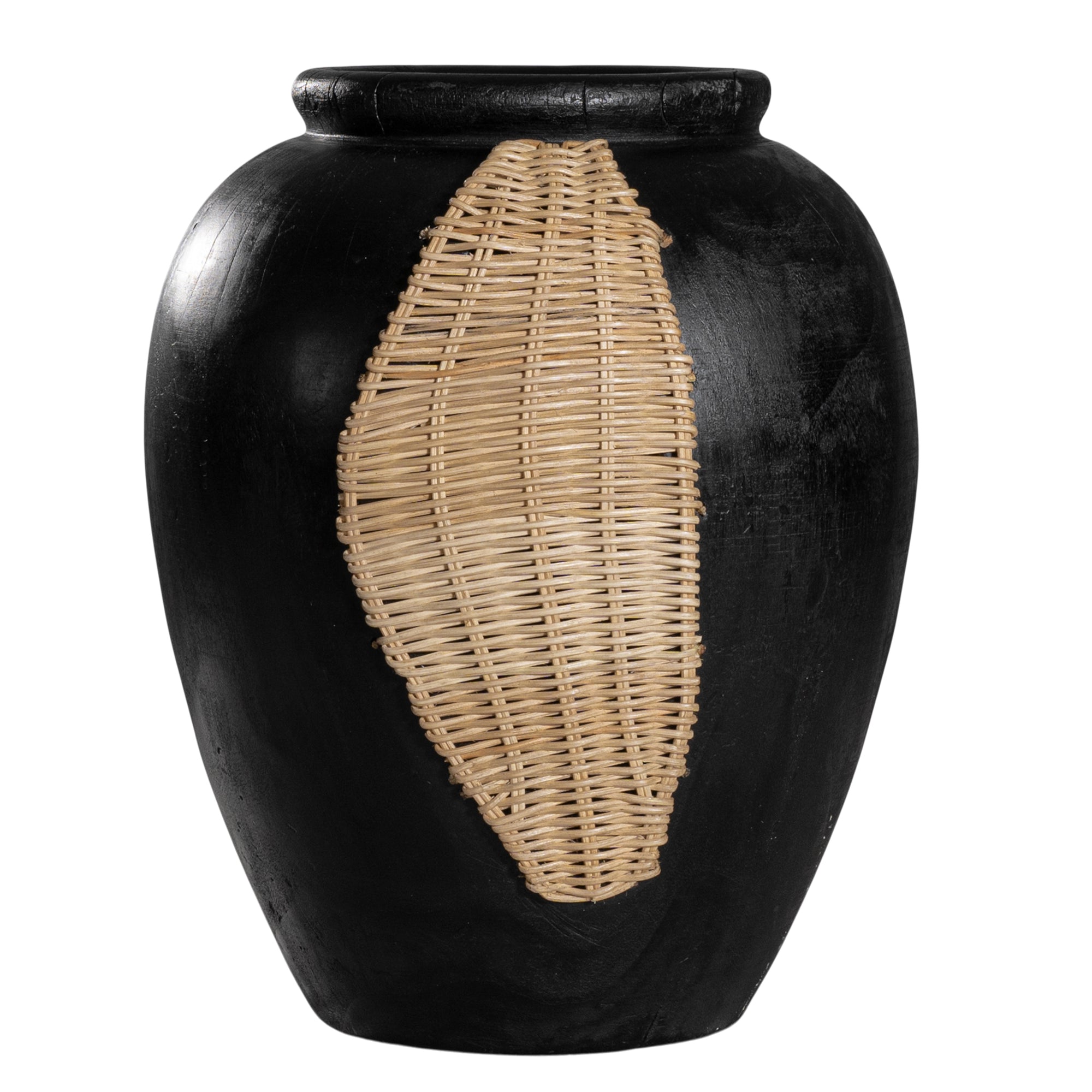 Kwadu Handcarved Timber Vase - KULALA Living