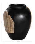 Kwadu Handcarved Timber Vase  KULALA Living