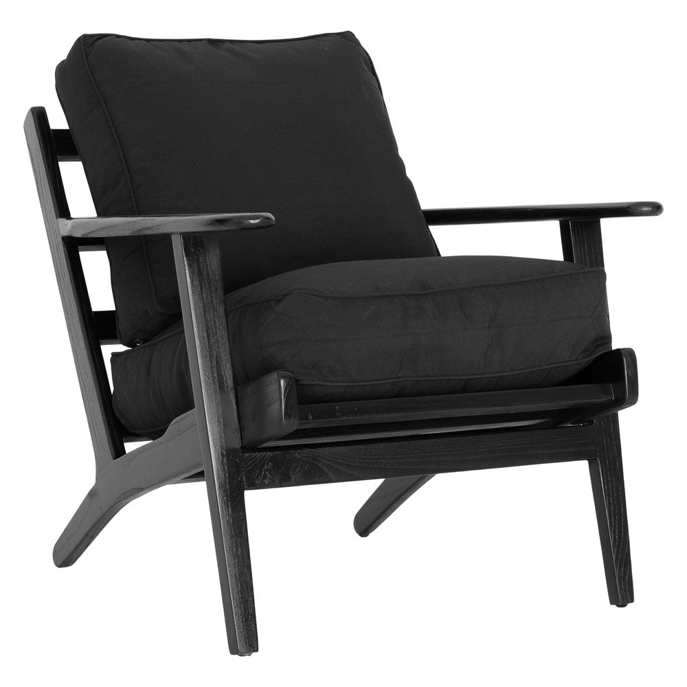 Lakeside Timber Armchair Black - KULALA Living