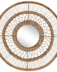 Layla Handwoven Rattan Mirror Natural - KULALA Living