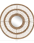 Layla Handwoven Rattan Mirror Natural - KULALA Living