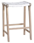 Lazzy Leather Seat Barstool - KULALA Living