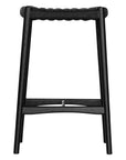 Leela Black Oak Barstool