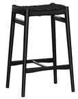 Leela Black Oak Barstool