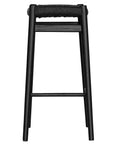 Leela Black Oak Barstool