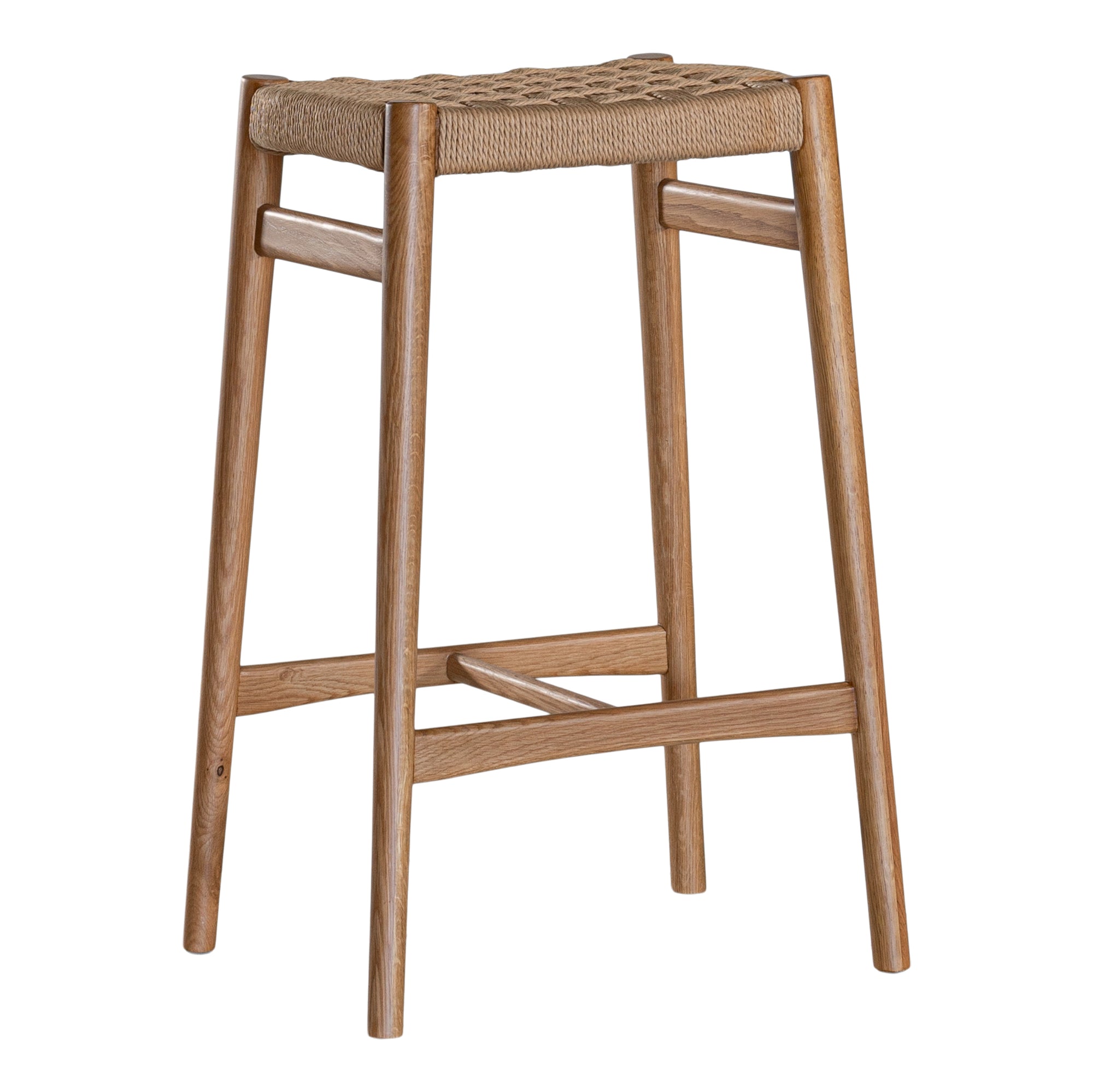 Leela Oak Barstool - KULALA Living