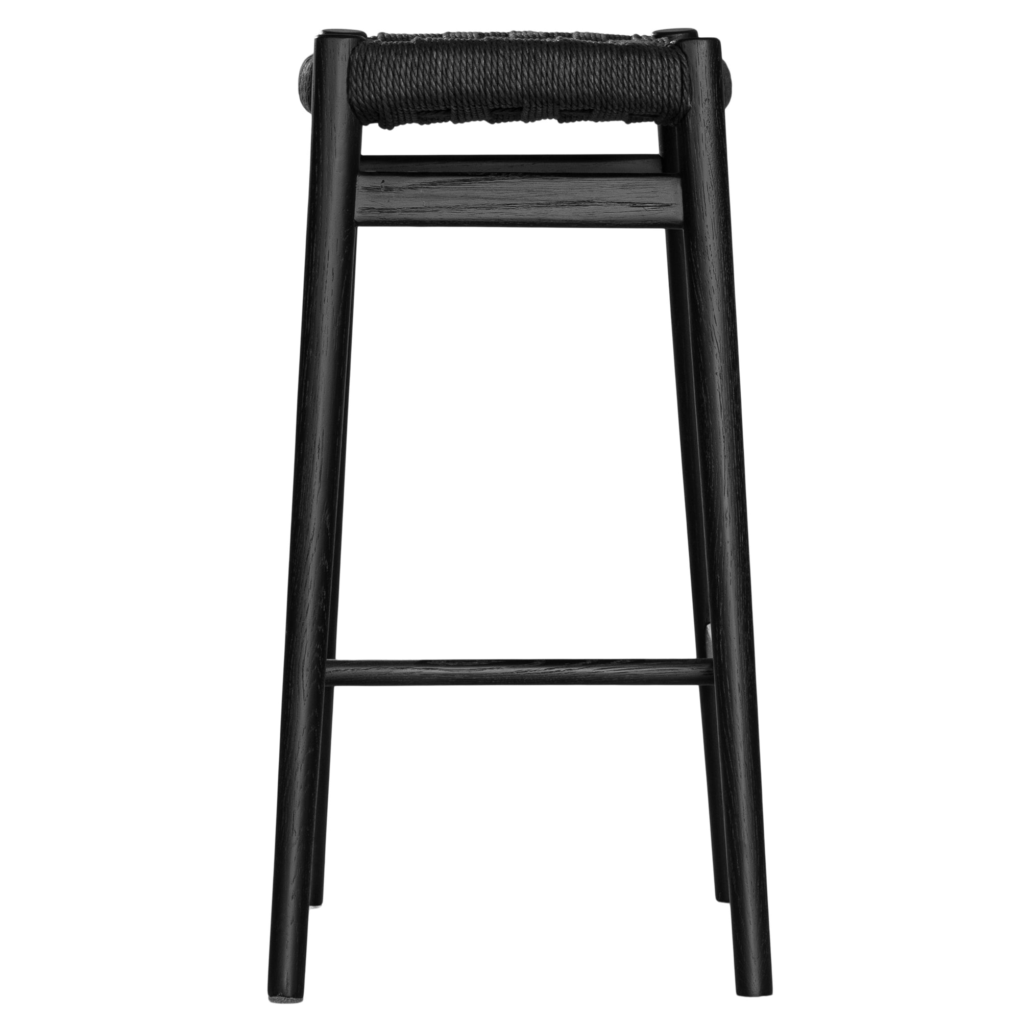 Leela Black Oak Barstool - KULALA Living