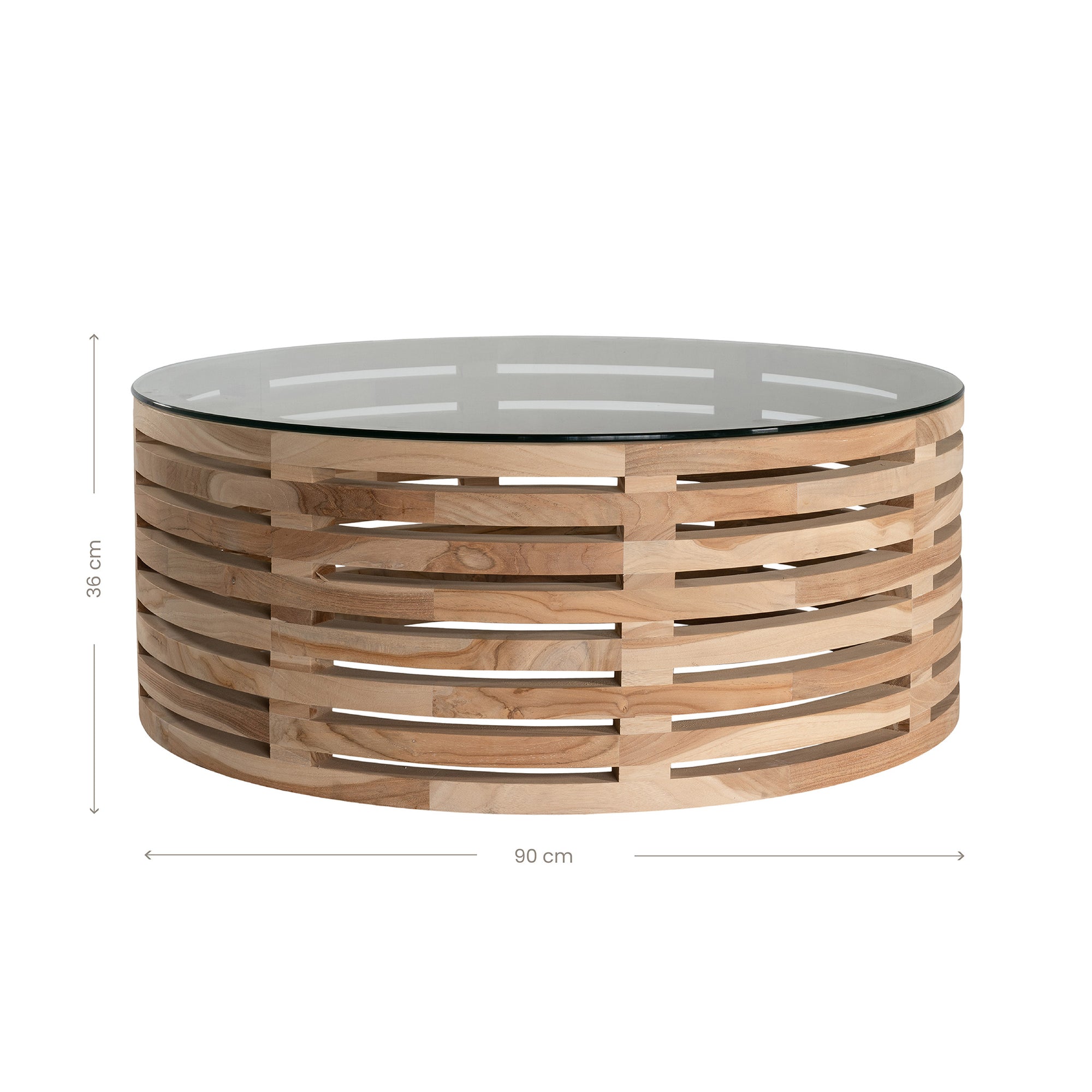 Lima Teak Coffee Table Natural - KULALA Living