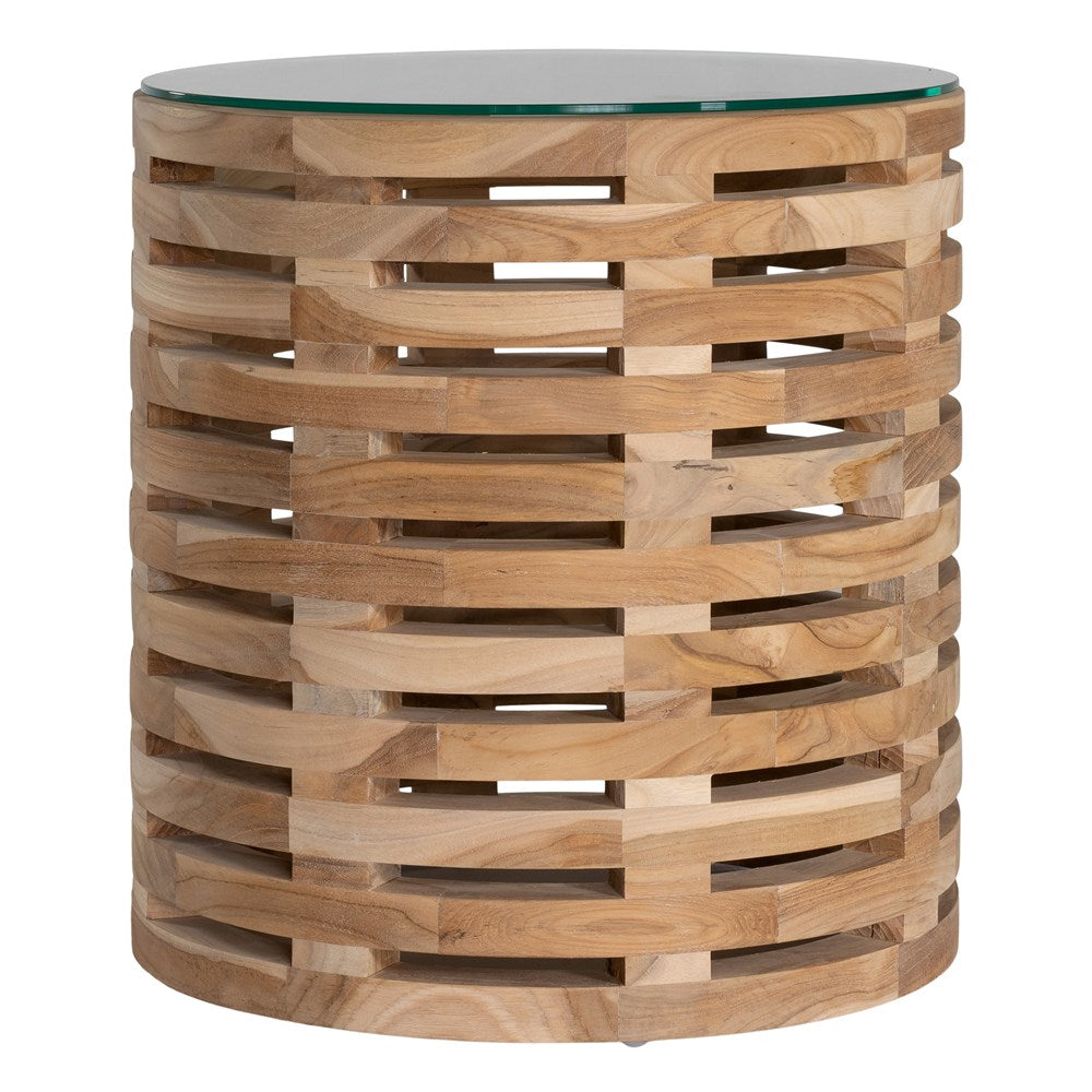 Lima Teak Side Table Natural - KULALA Living