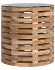 Lima Teak Side Table Natural - KULALA Living