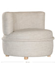 Lina Fabric Occasional Chair Natural - KULALA Living