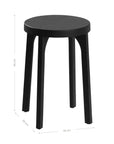 Lola Black Oak Stool - KULALA Living