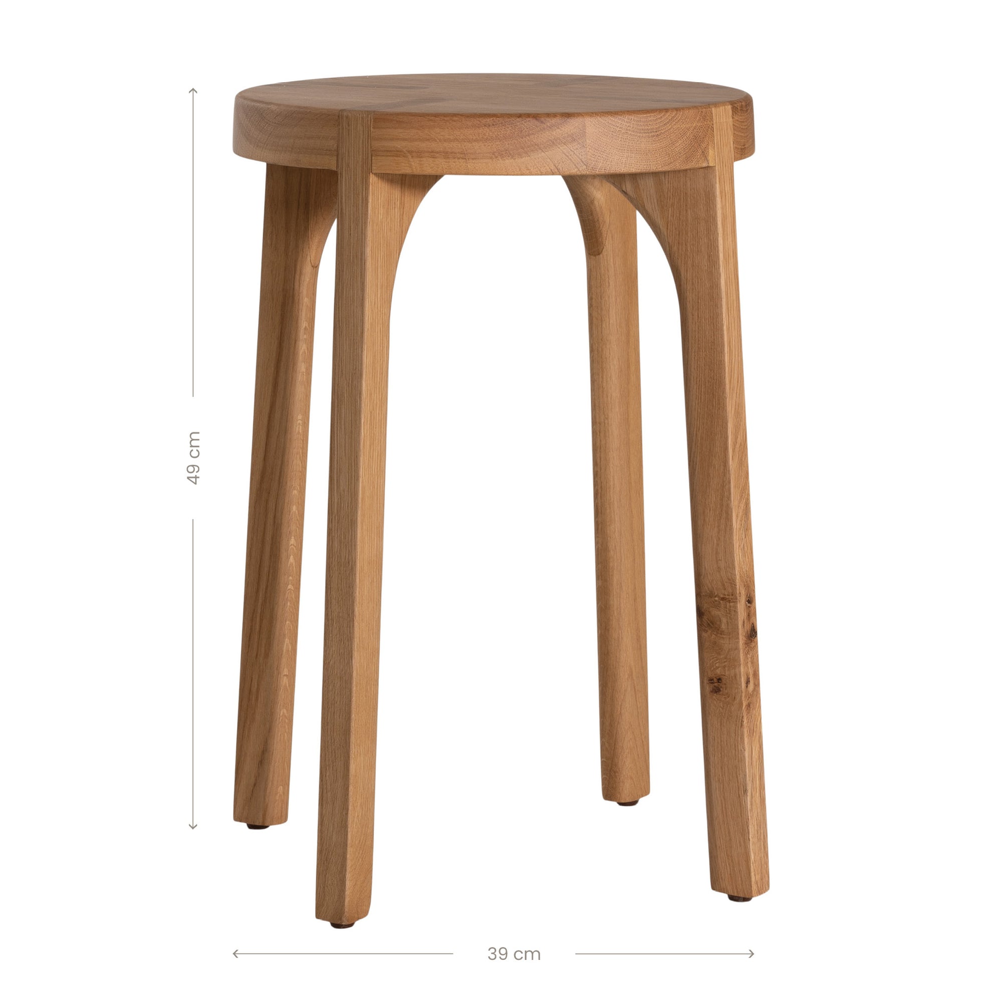 Lola Oak Stool Natural - KULALA Living