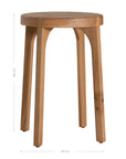 Lola Oak Stool Natural - KULALA Living