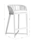 Makena Teak & Rattan Barchair