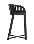 Makena Teak & Rattan Barchair | Black - KULALA Living