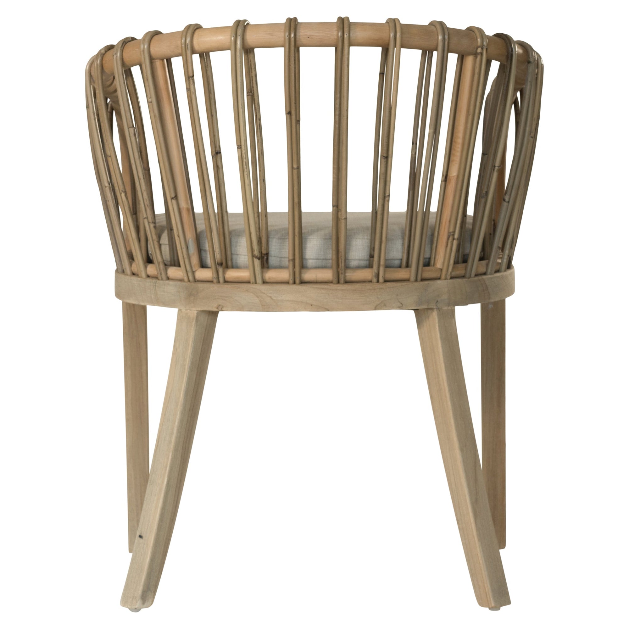 Makena Teak & Rattan Dining Chair Natural - KULALA Living