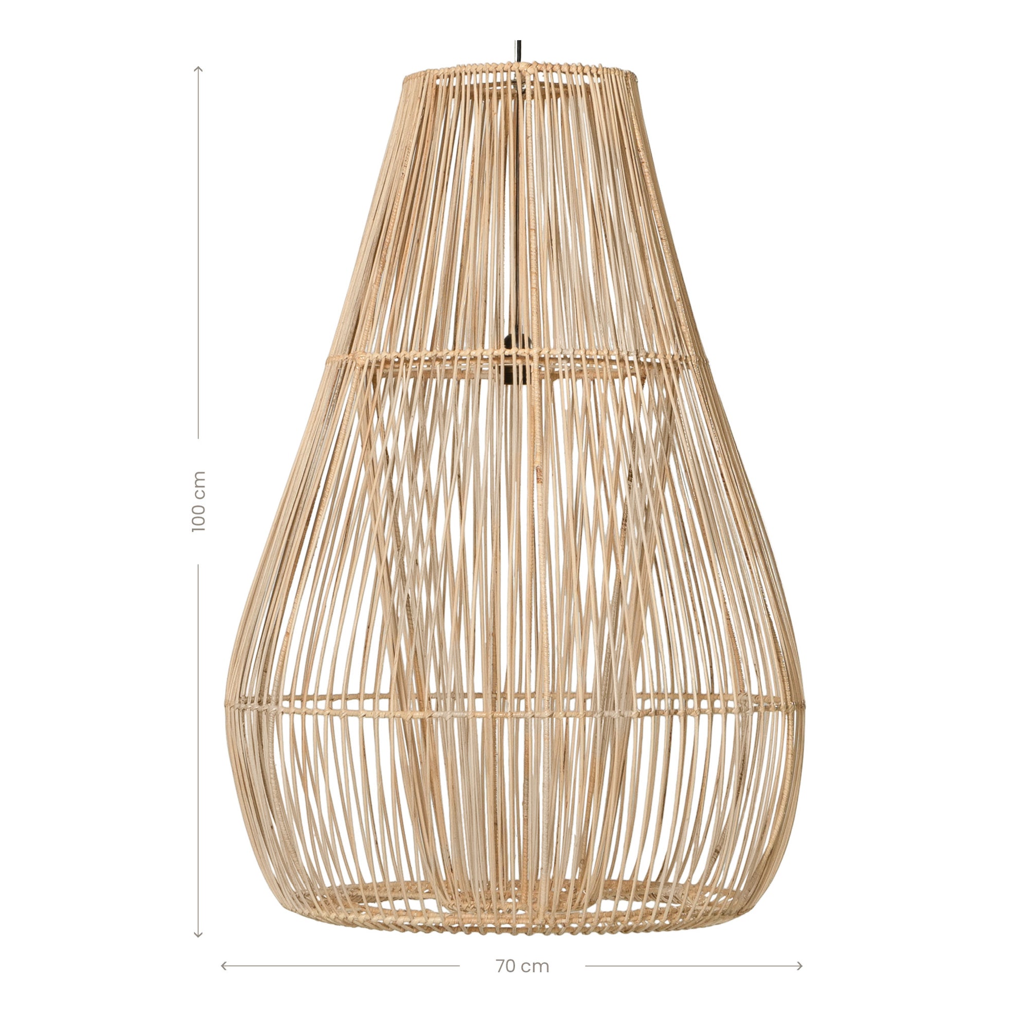 Malaika Rattan Pendant Natural - KULALA Living