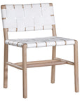 Lazzy Leather Strap Dining Chair