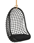 Mali Rattan Hanging Chair Black - KULALA Living