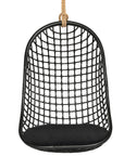 Mali Rattan Hanging Chair Black - KULALA Living