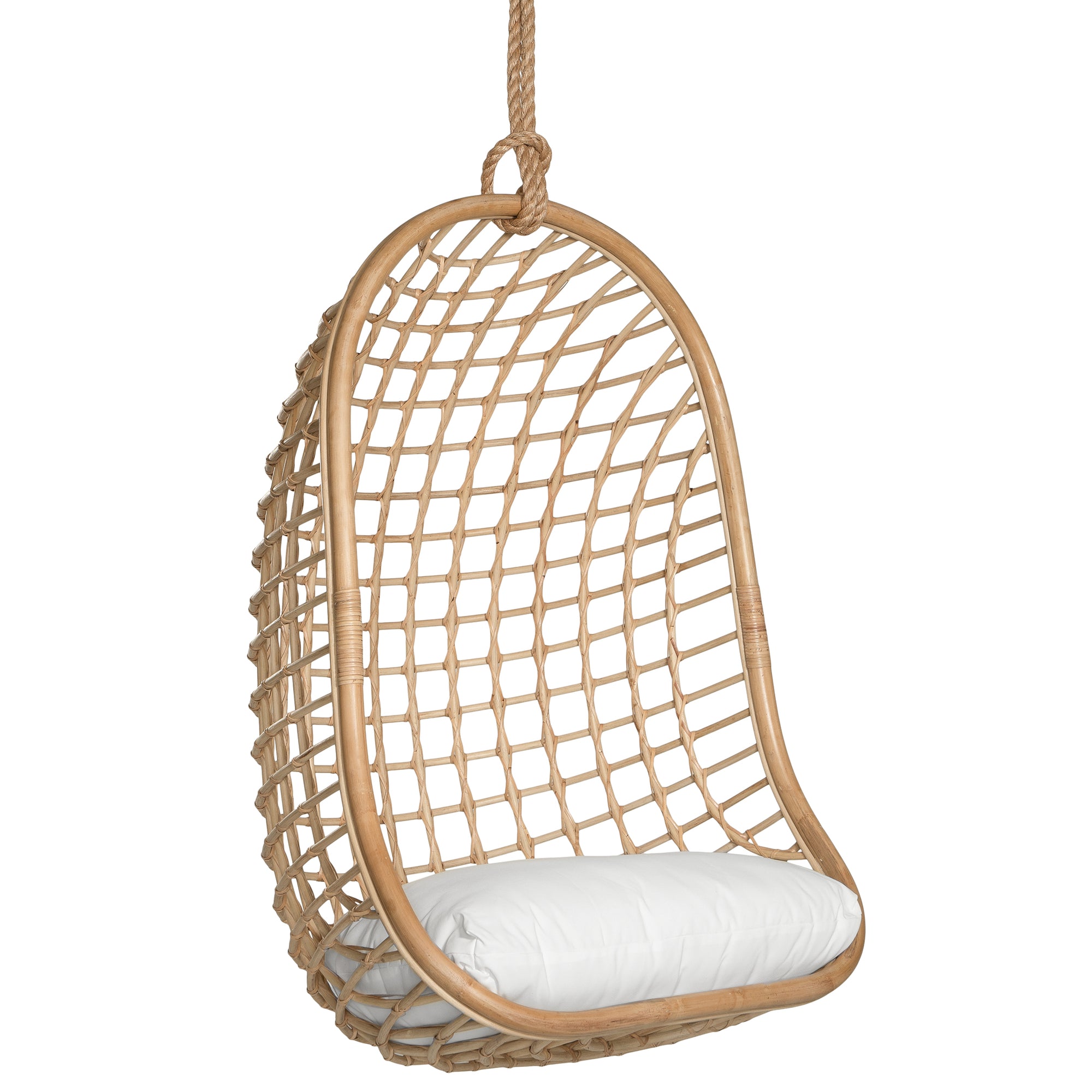 Mali Rattan Hanging Chair Natural - KULALA Living