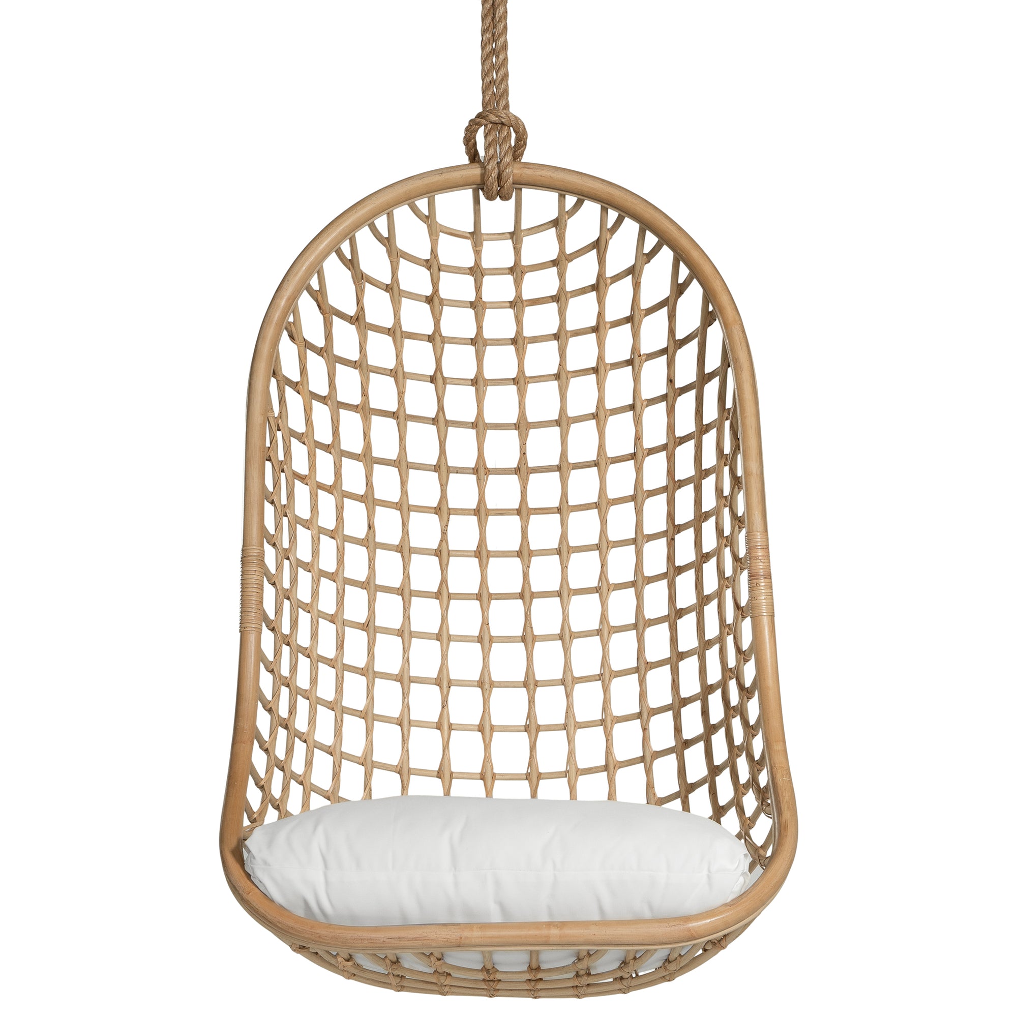 Mali Rattan Hanging Chair Natural - KULALA Living