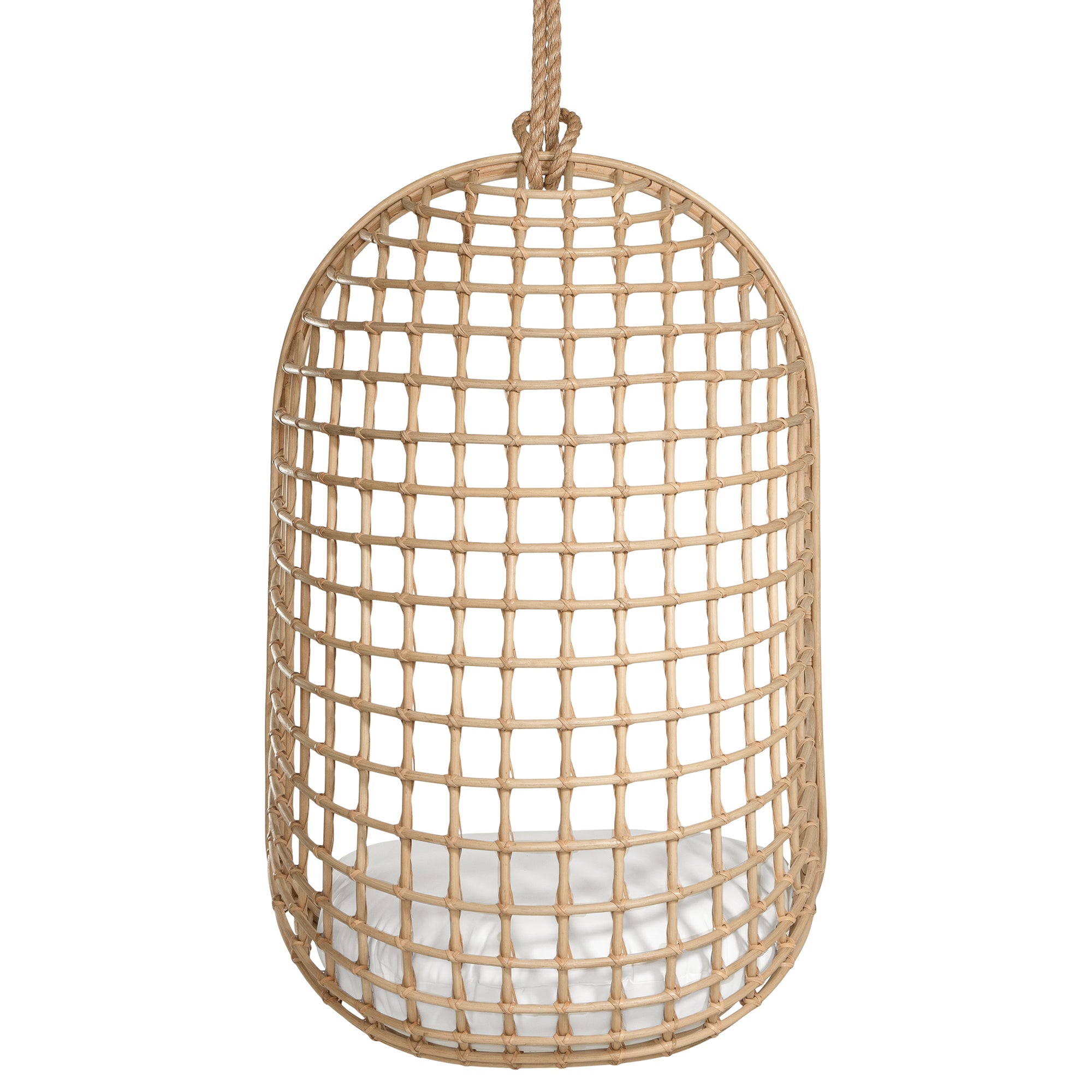 Mali Rattan Hanging Chair Natural - KULALA Living