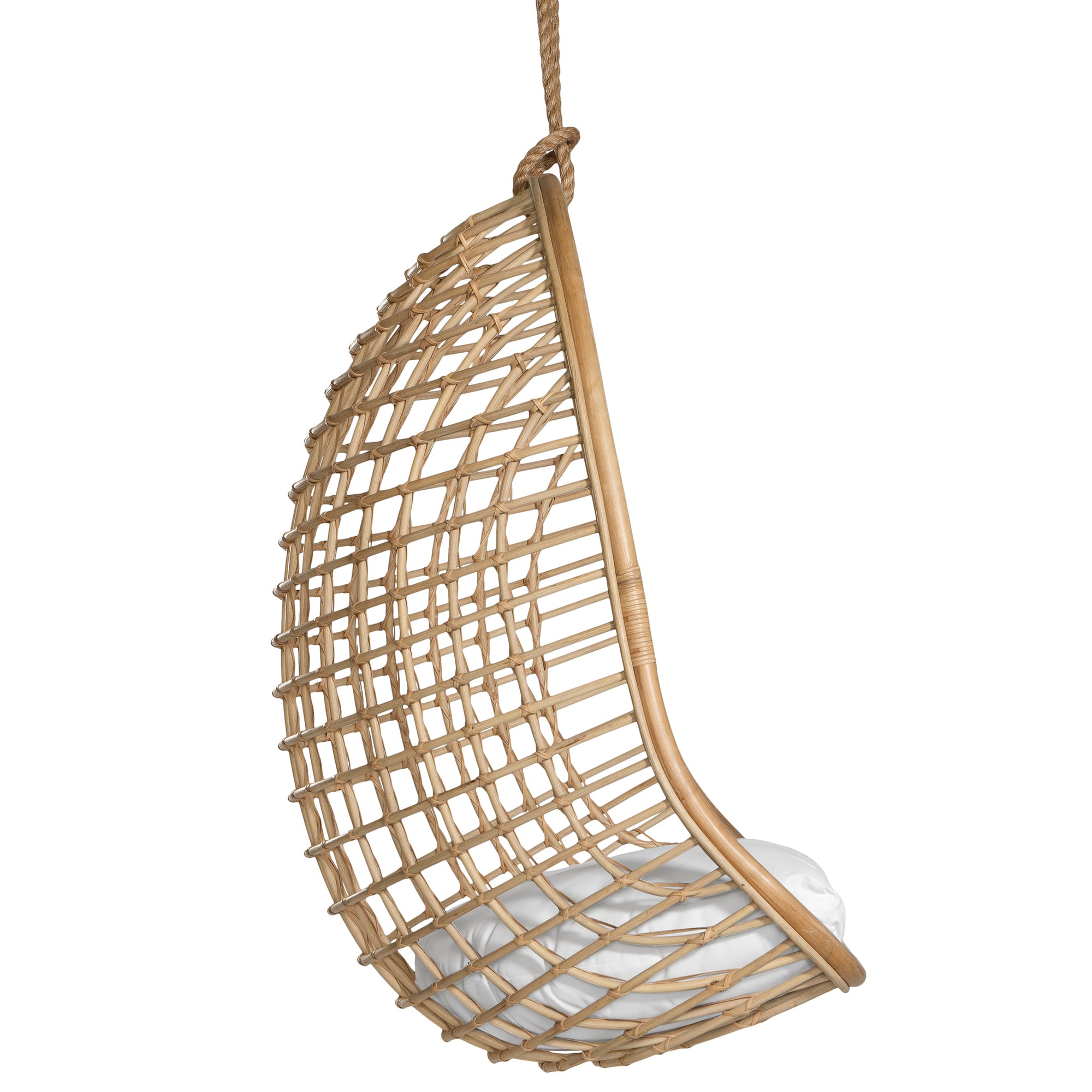 Mali Rattan Hanging Chair Natural - KULALA Living