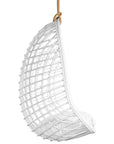 Mali Rattan Hanging Chair White - KULALA Living