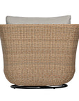 Malusi Outdoor One Seater Lounge Chair - Rattan and Barley Fabric - KULALA Living