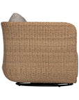 Malusi Outdoor One Seater Lounge Chair - Rattan and Barley Fabric - KULALA Living