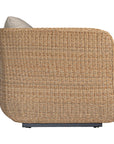 Malusi Outdoor Three Seater Sofa - Rattan and Barley Fabric - KULALA Living