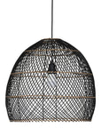 Tala Black Rattan Weave Pendant