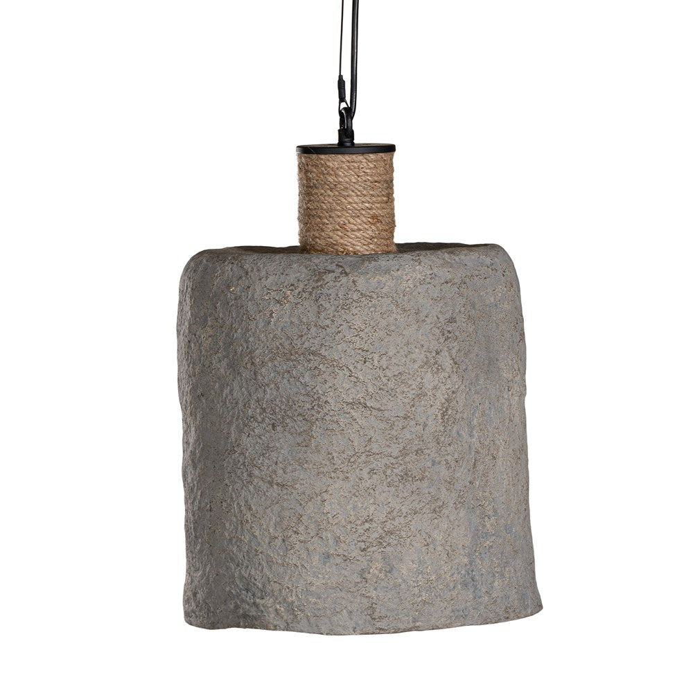 Mason Paper Mâché and Jute Pendant Light - KULALA Living