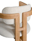 Matisse Timber Upholstered Armchair Ivory - KULALA Living