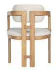 Matisse Timber Upholstered Dining Chair Ivory