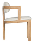 Matisse Timber Upholstered Dining Chair Ivory