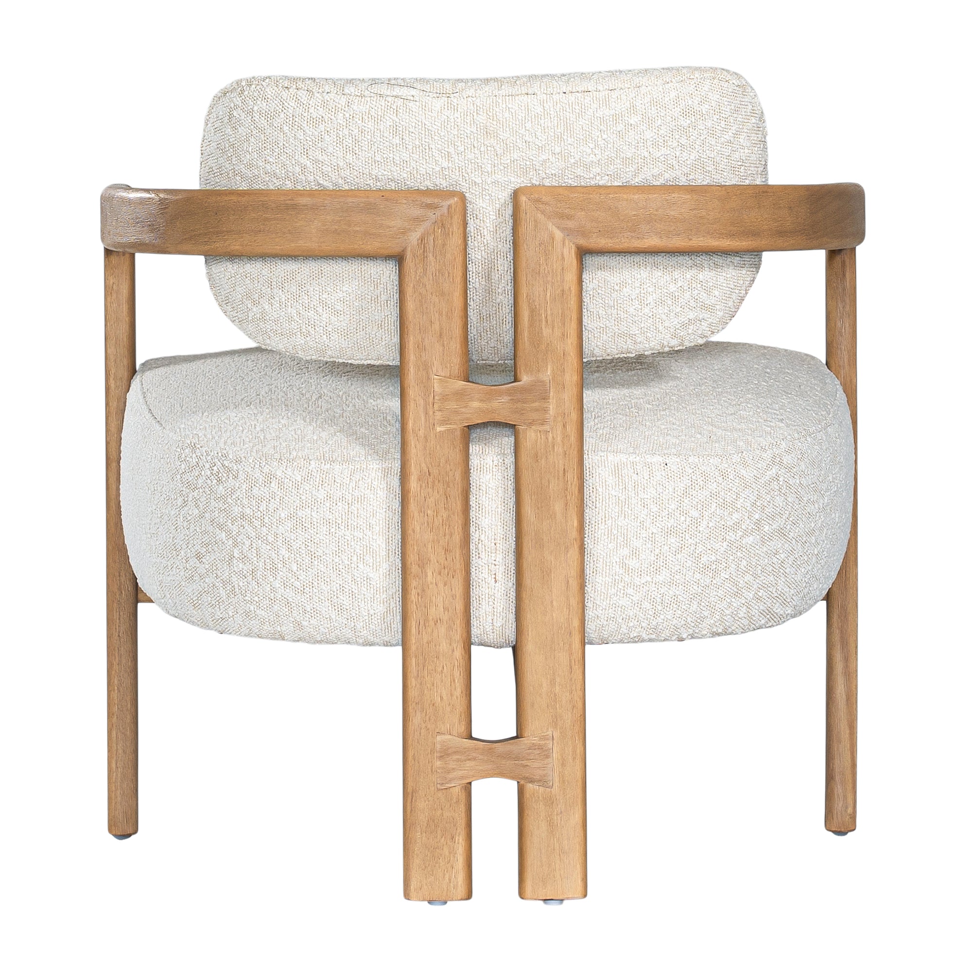 Matisse Timber Upholstered Occasional Chair Ivory