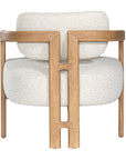 Matisse Timber Upholstered Occasional Chair Ivory