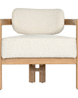 Matisse Timber Upholstered Occasional Chair Ivory