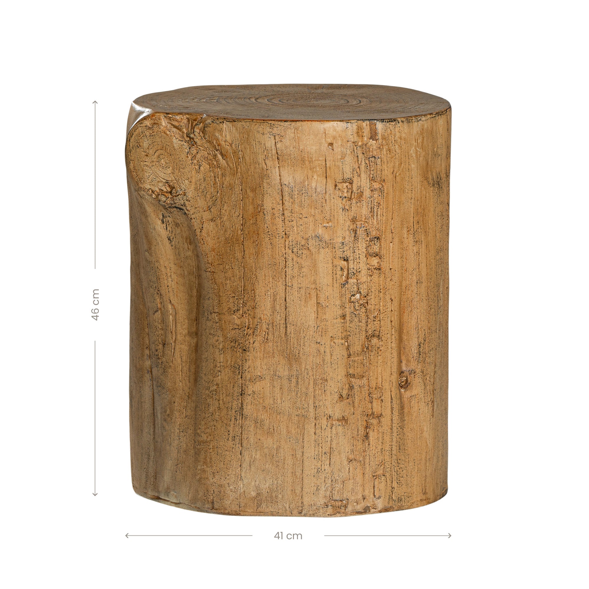 Meera Magnesium Oxide Outdoor Stump Stool - KULALA Living