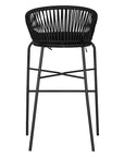 Melela Outdoor Rope Barchair Black - KULALA Living