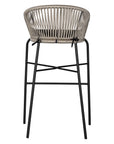 Melela Outdoor Rope Barchair Natural and Black - KULALA Living